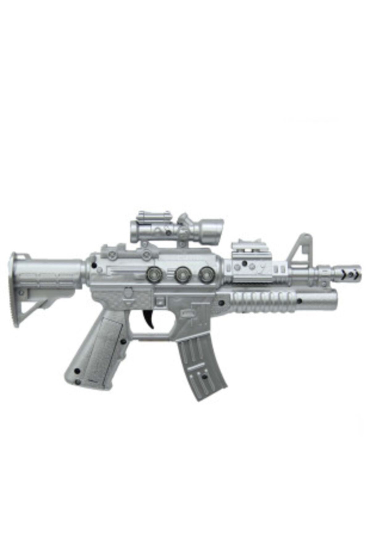 69711888223301 Flash Gun Işıklı Sesli Poşetli Tüfek - Görsel 1