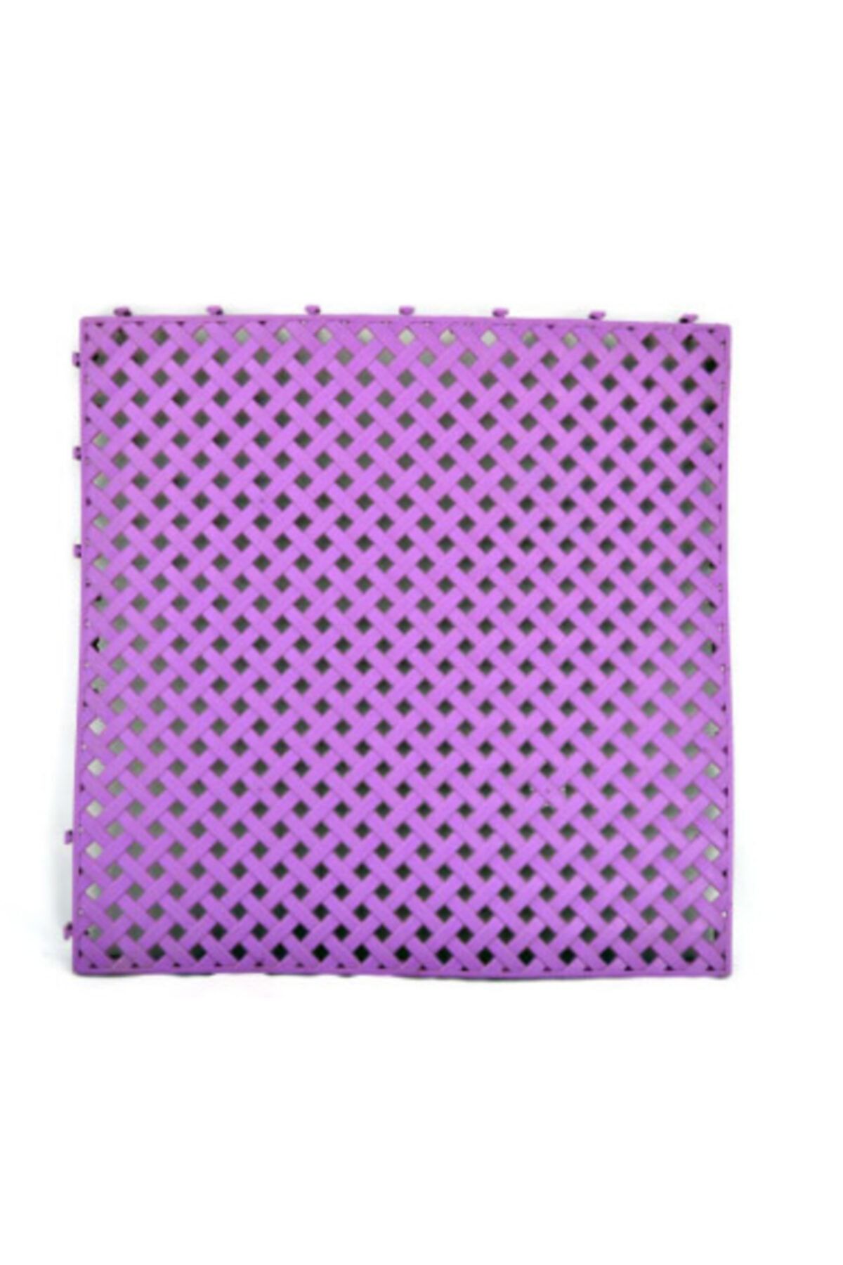 869745123100 Plastik Geçmeli Mor Yer Karosu 33*33 Cm 9 Adet - Görsel 1