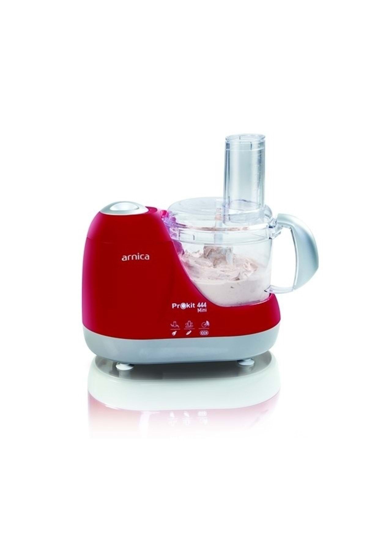 TYB781235846D230404154433 Prokit 444 Mini Mutfak Robotu Kırmızı Gh21032 - Görsel 1