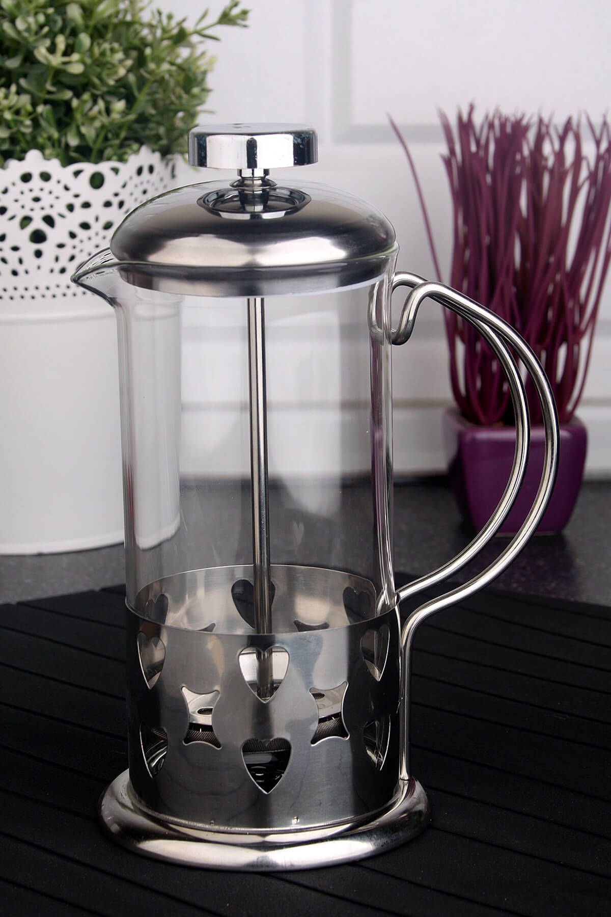 8699089147106 Çelik French Press 350 ml P-16167-9 - Görsel 1