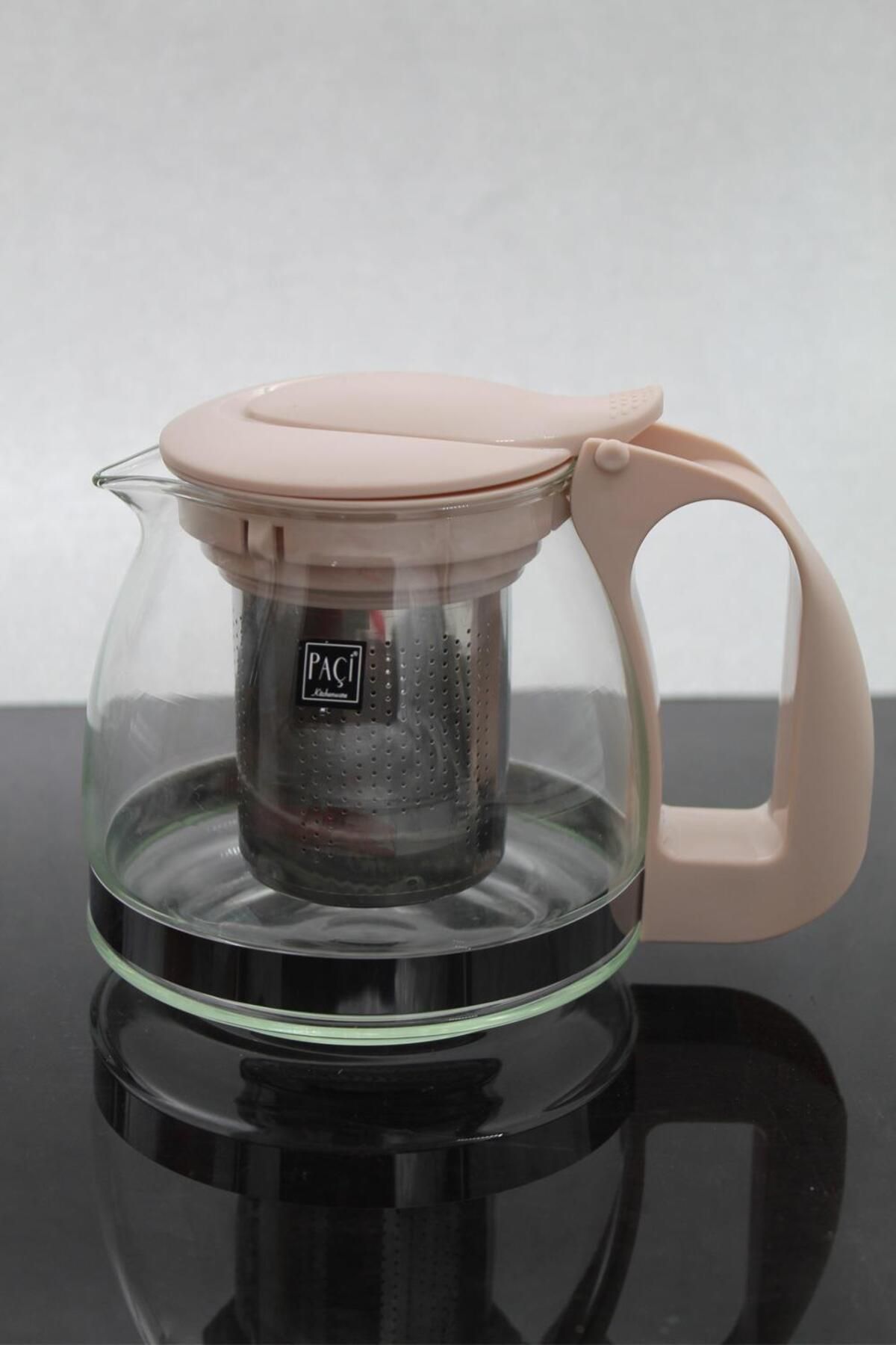 TXBFDBFDF052401 Cam Süzgeçli Demlik 700ml (OCAK ÜSTÜ IÇİN UYGUN DEĞİLDİR) - Görsel 1