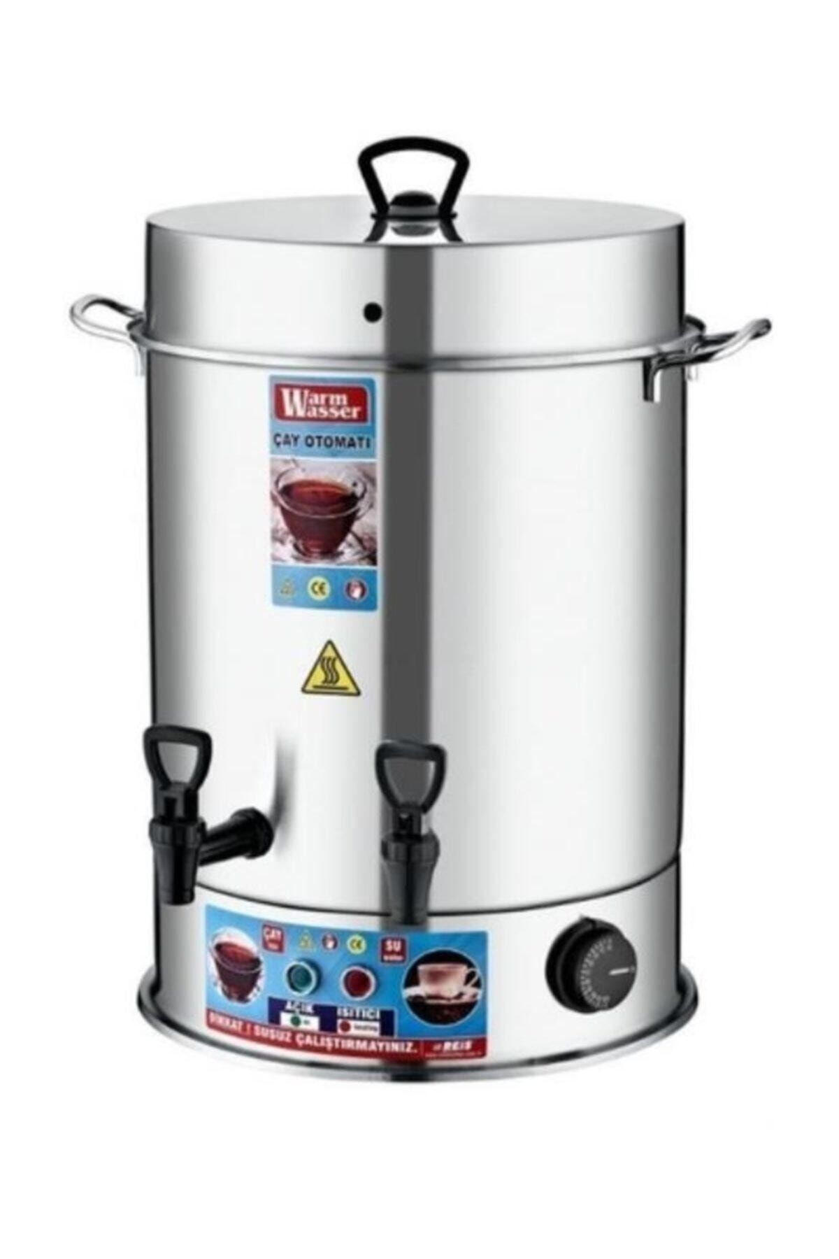 8680941370091 120 Bardak Çelik Çay Otomatı & Çay Makinesi - Semaver - Görsel 1