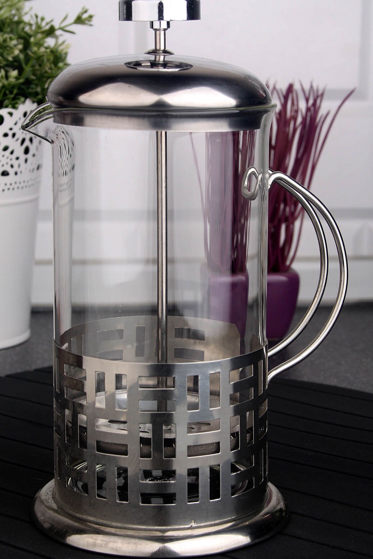 8699089147113 Çelik French Press 350 ml P-16167-10 - Görsel 1