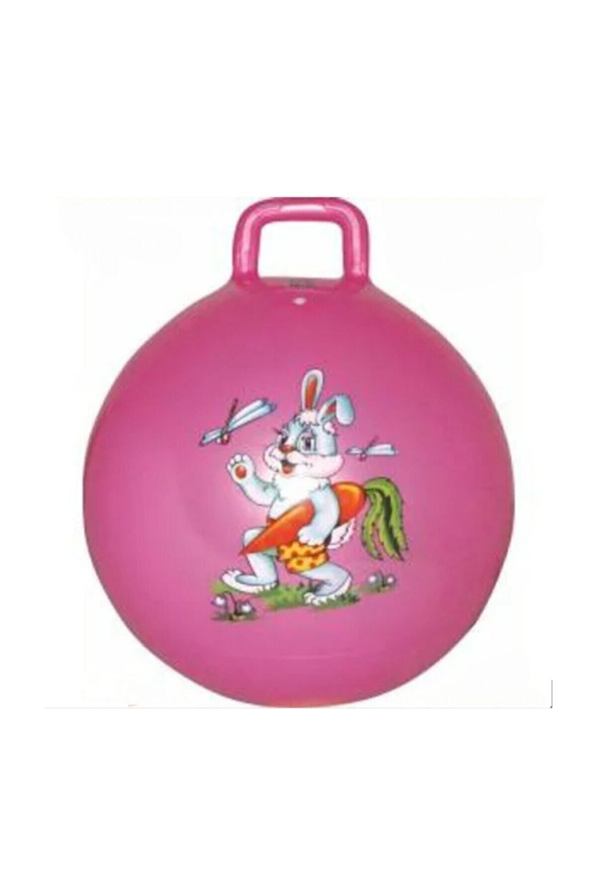 5165165167410025 Eğlenceli Zıplama Topu 45 cm Çocuk Boyu Zıp Zıp Top - Görsel 1