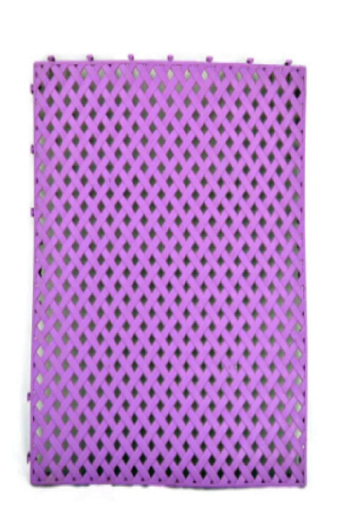 8697451231694566 Plastik Geçmeli Lila Yer Karosu 33*33 Cm 9 Adet - Görsel 1