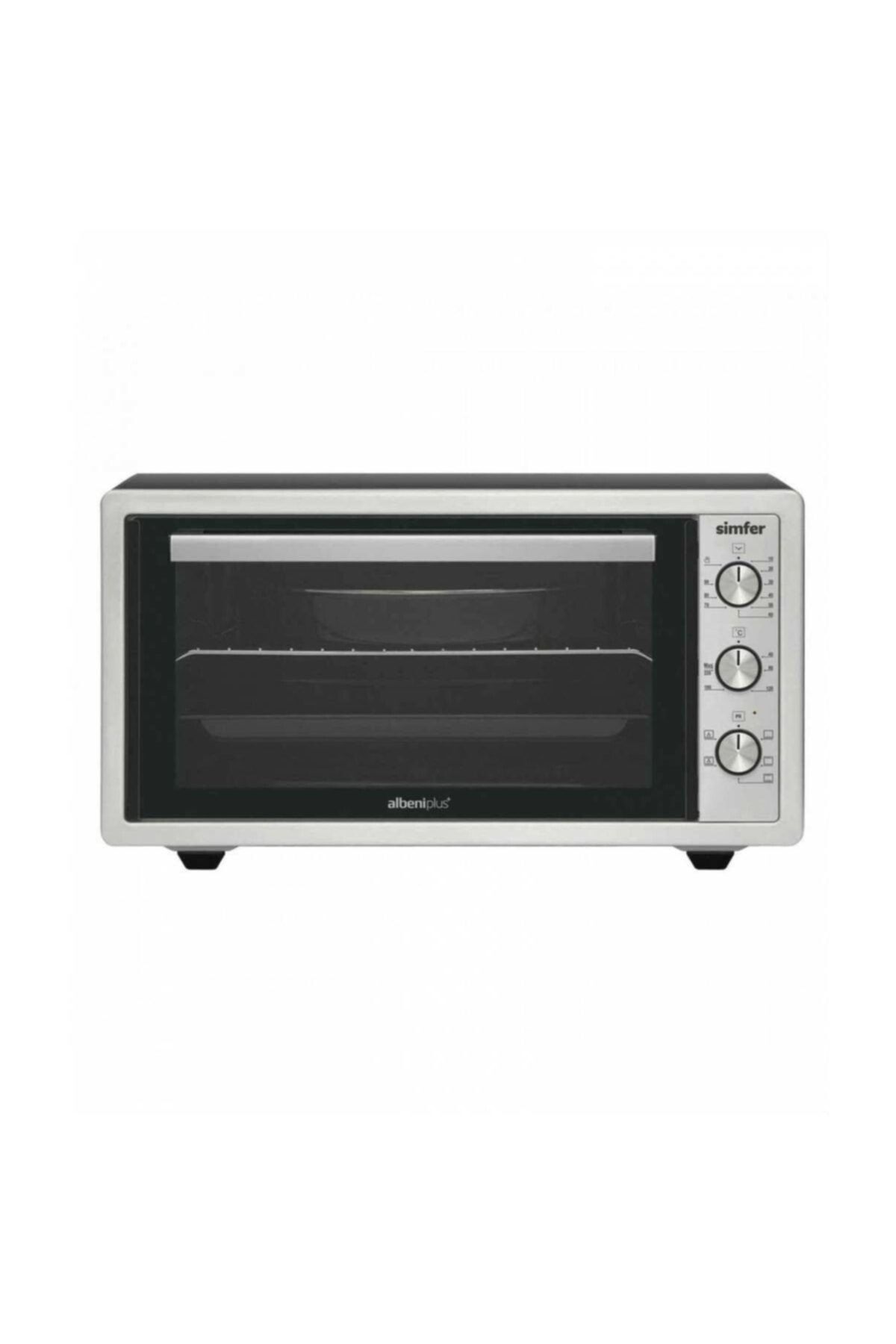 8699272855832 SİMFER 4507 Inox Turbo Midi/mini Fırın - Görsel 1
