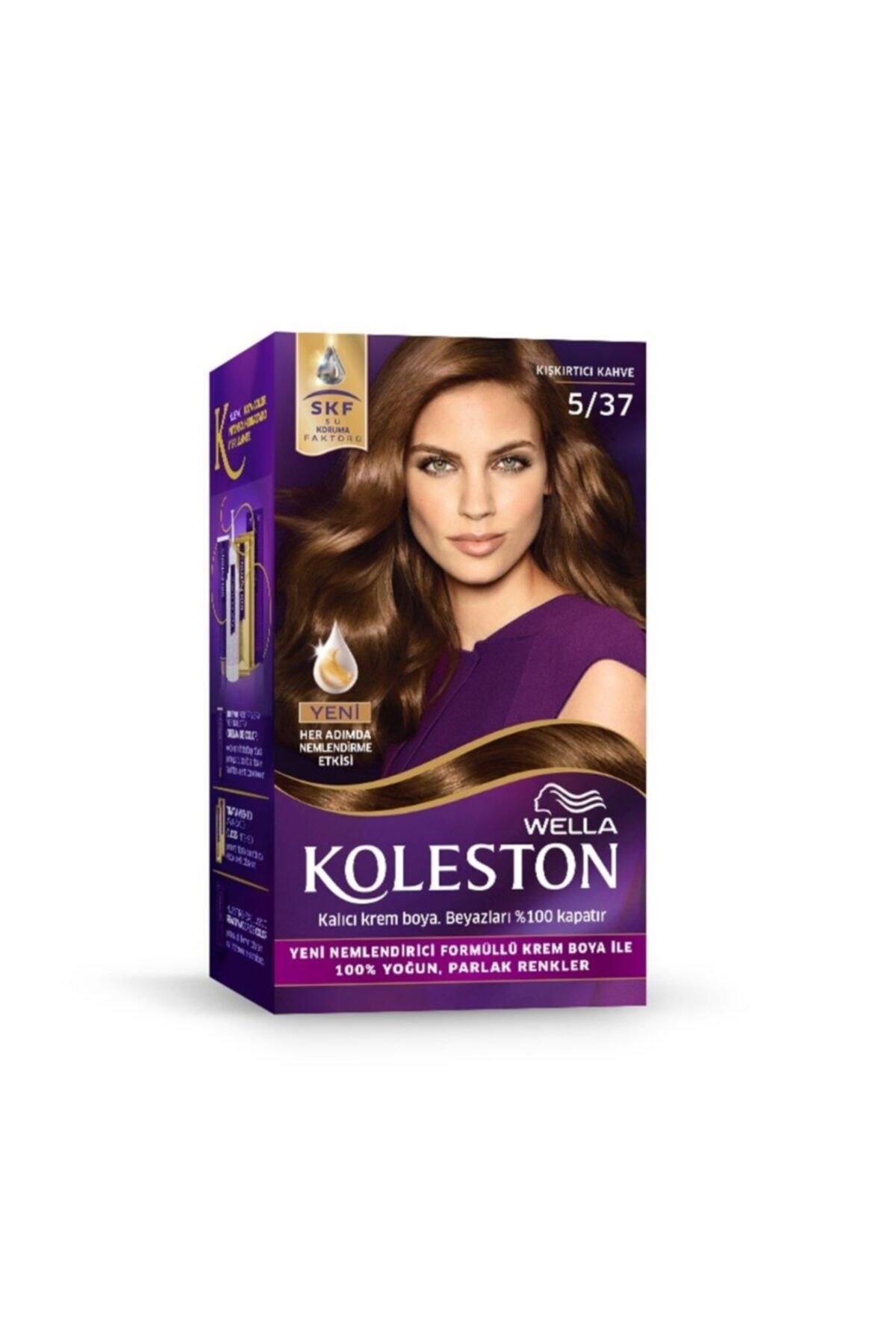 5478525224 Kit Saç Boyası 5/37 Kışkırtıcı Kahve - Görsel 1