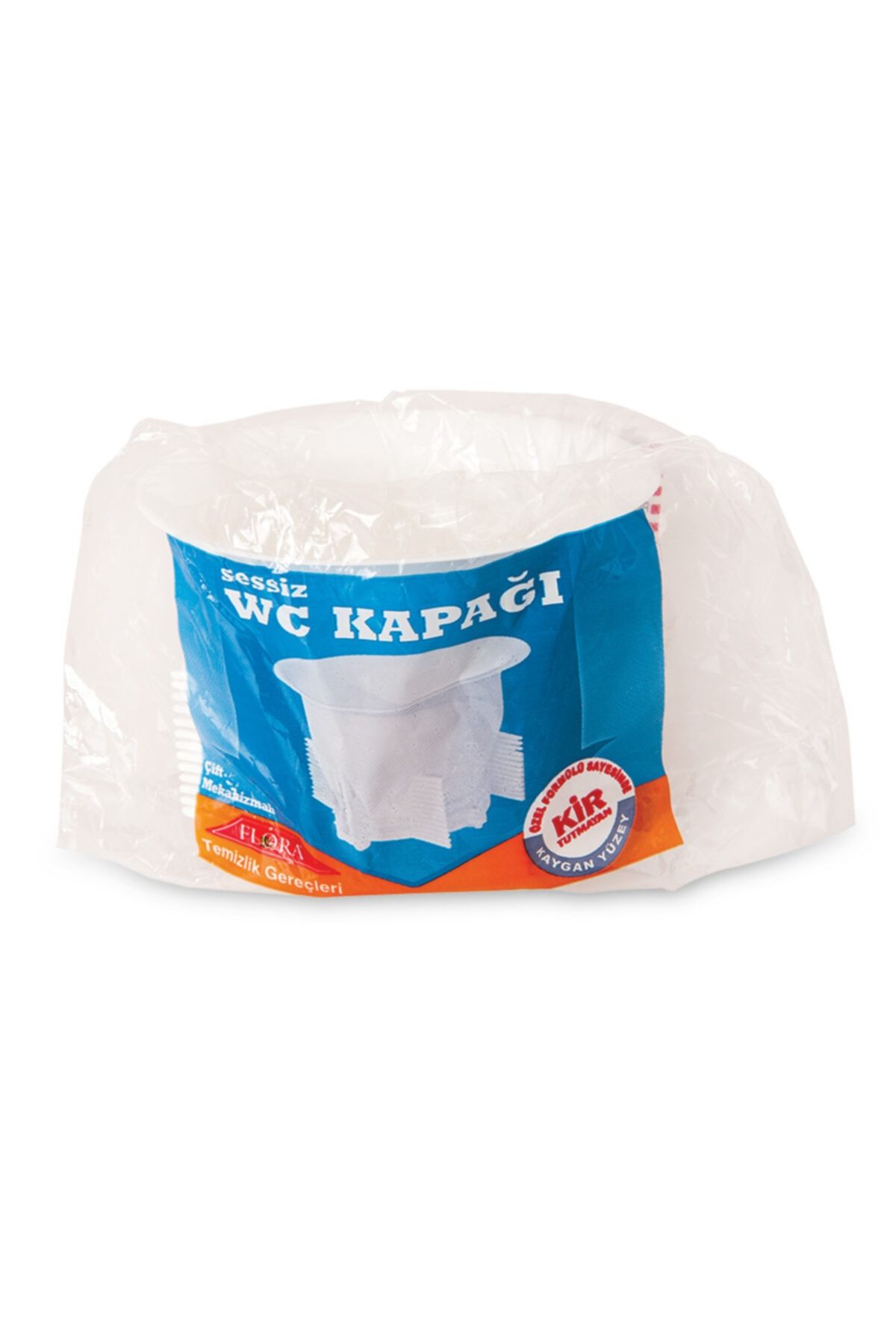vbr412869 Flora Eko Sessi?z Wc Kapaği Çi?ft Kapakli - Görsel 1