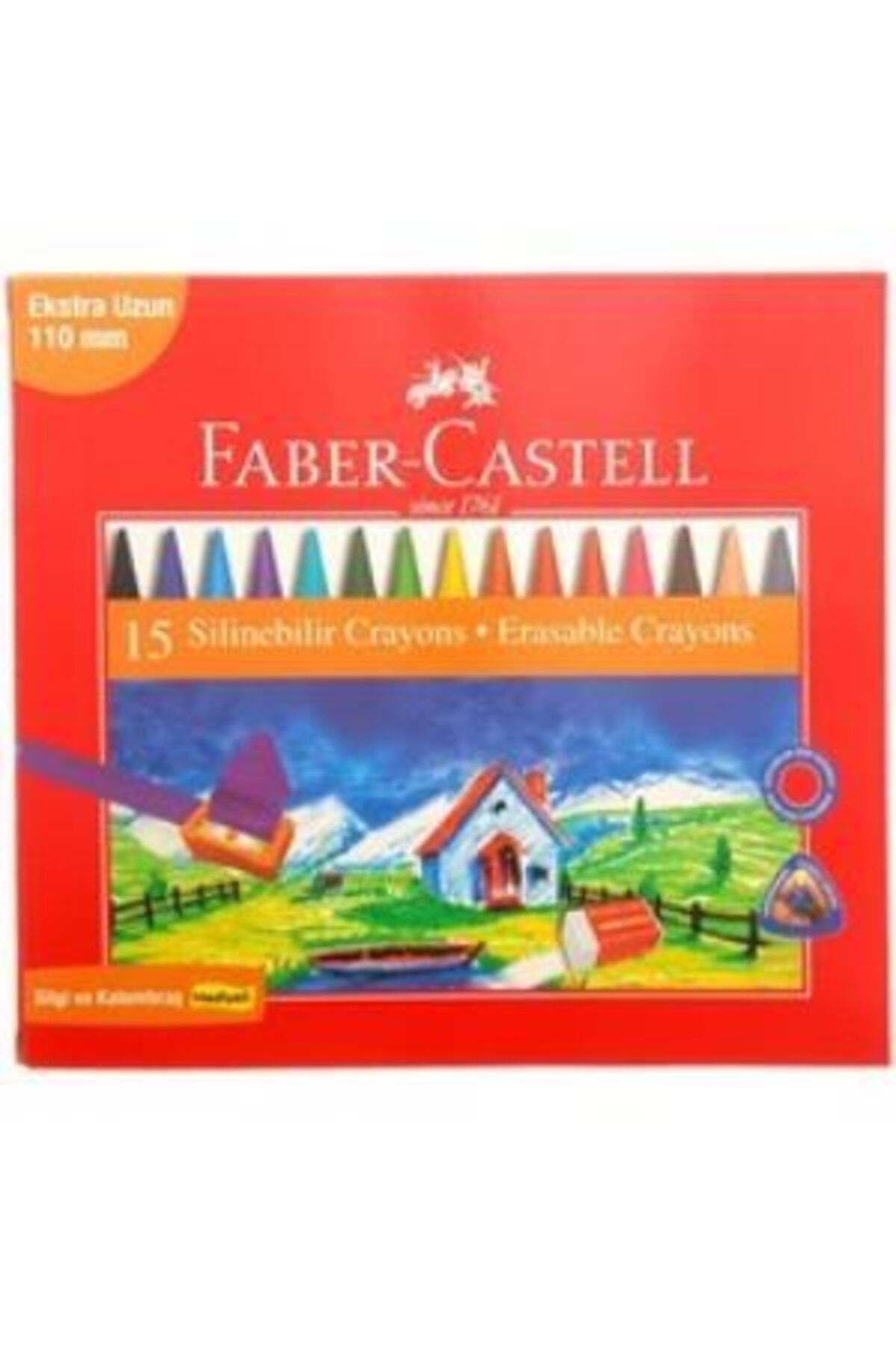 T8901180227152 Faber-castell Renk Silinebilir Mum Boya - Görsel 1
