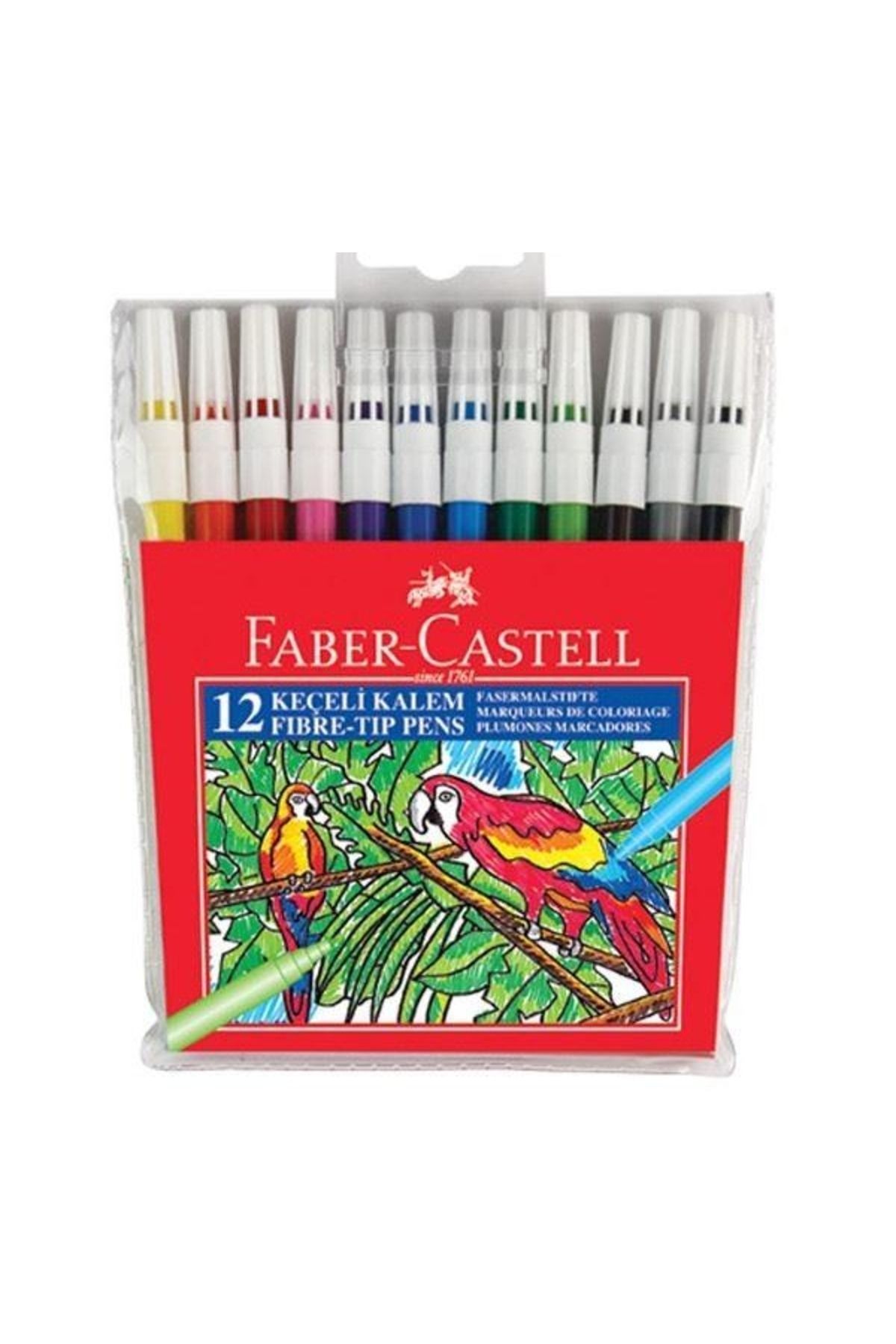 8690826155101 Faber 12 Renk Yıkanabilir Keçeli Kalem 67155130 - Görsel 1