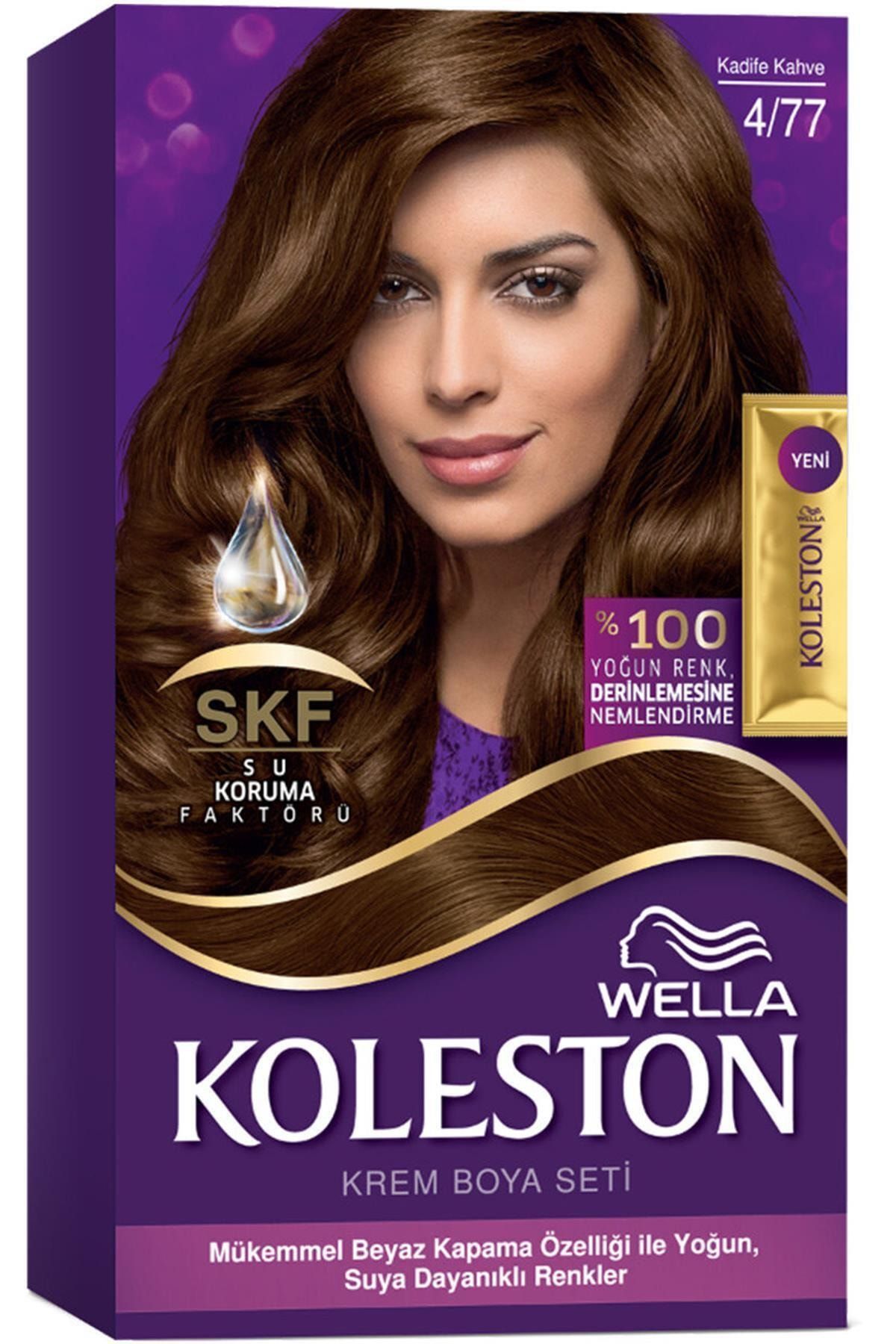 PARİSMAHİR055 Saç Boyası Kadife Kahve 4/77 50 Ml - Görsel 1