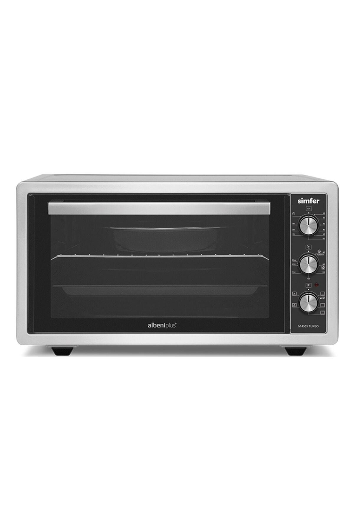 SM4503 4503 Turbo 45 Lt. Midi Fırın Inox - Görsel 1